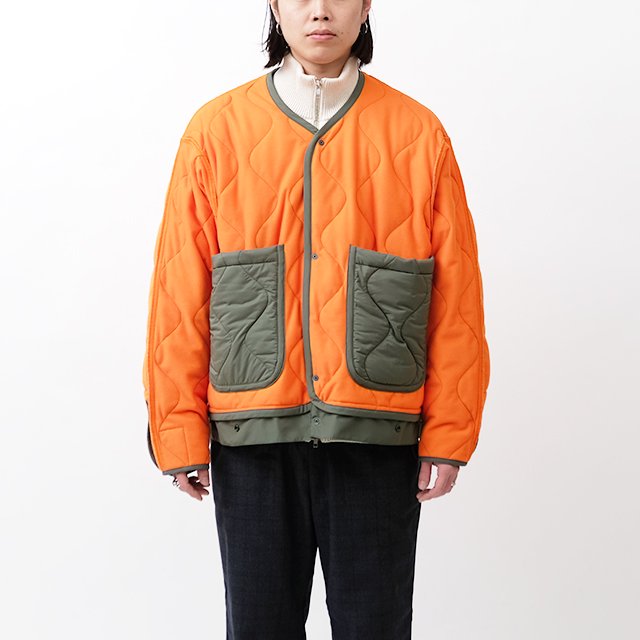 REVERSIBLE BLOUSON #0226 GR/ORANGE [9232-BL03-005-pieces]