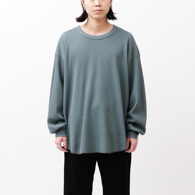 Thermal L/S Shirt #FOG BLUE [24SSCA0451]