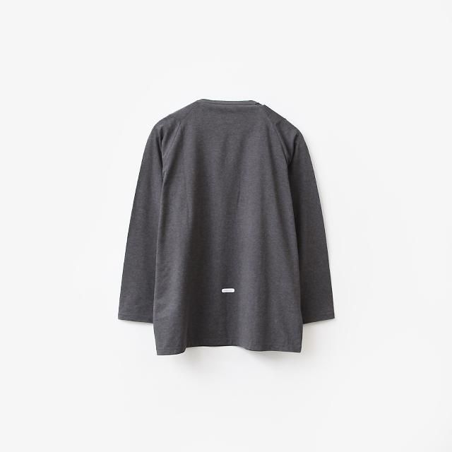 CARTRIDGE TEE L/S SOLOTEX #HEATHER CHARCOAL [TT-TEE-LS-SOLO]