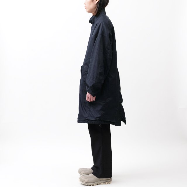 TROOPER COAT COTTON SATIN WITH GORE-TEX WINDSTOPPER #NAVY [NN-J4417]