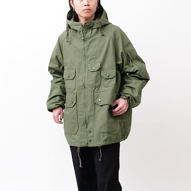 Atlantic Parka - Cotton Ripstop #Olive [OR205]