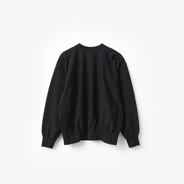 Light Sweat Crew-neck P/O #Black [BHS24S026]