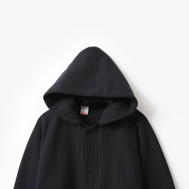 SNAP HOODIE SWEATSHIRT #0100 BLACK [C8-Z108]