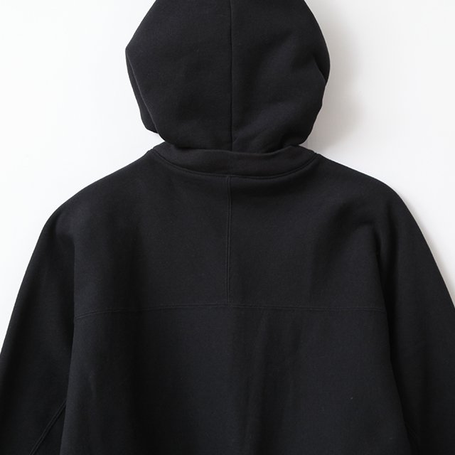 SNAP HOODIE SWEATSHIRT #0100 BLACK [C8-Z108]