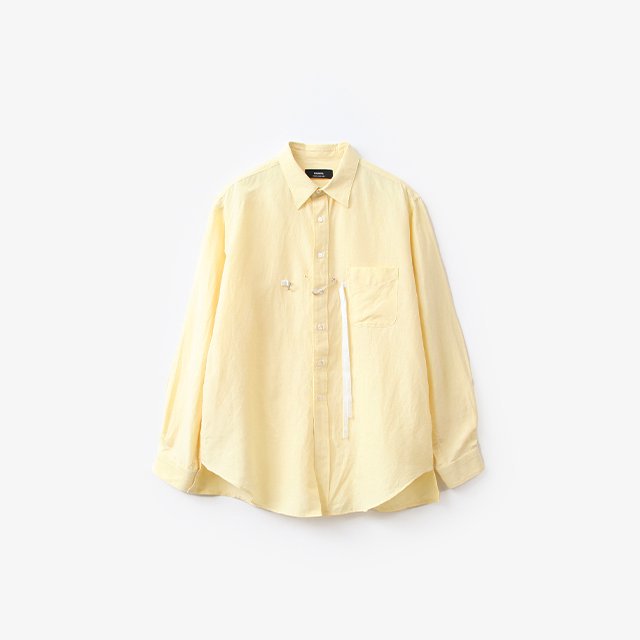 Ribbon Shirt #Yellow [E10S003]