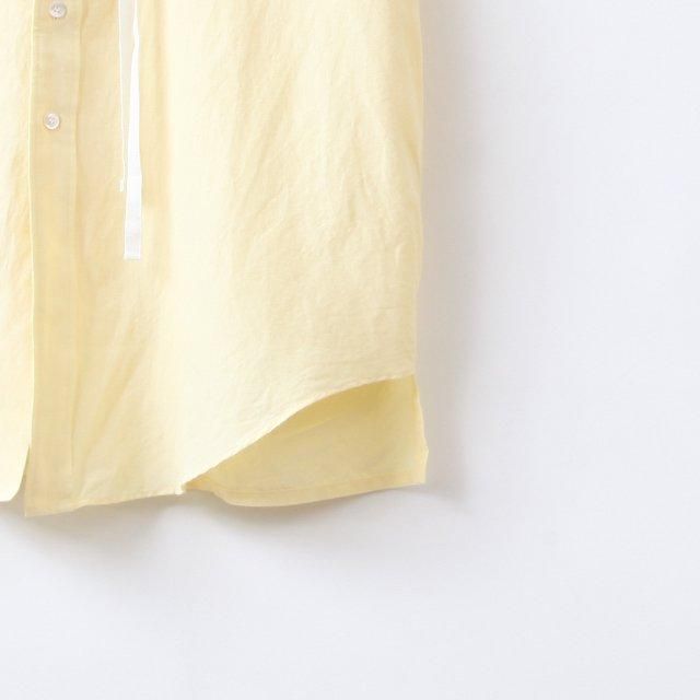 ensou. Ribbon Shirt #Yellow [E10S003]｜Silver and Gold