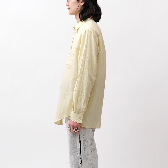 トップス Ribbon Shirt Yellow ensou. ensou. Ribbon Shirt #Yellow [E10S003]｜Silver and Gold