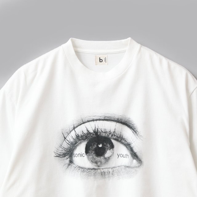 blurhms ROOTSTOCK eye Print Tee WIDE [bROOTS24S34SONIC5]｜Silver and Gold  Online Store