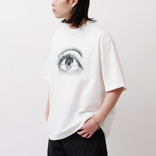 blurhms ROOTSTOCK eye Print Tee WIDE [bROOTS24S34SONIC5]｜Silver ...