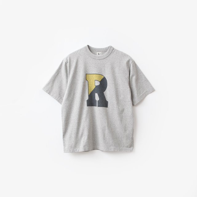 b-ROOTSTOCK 88/12 Print Tee STANDARD #HeatherGrey [bROOTS24S26D]