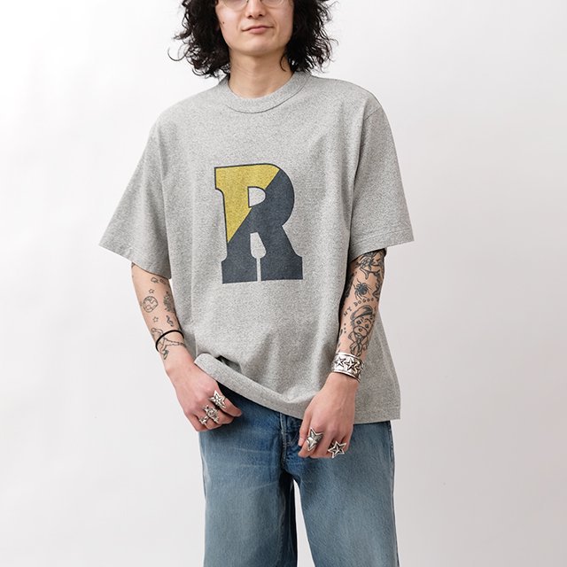 b-ROOTSTOCK 88/12 Print Tee STANDARD #HeatherGrey [bROOTS24S26D]