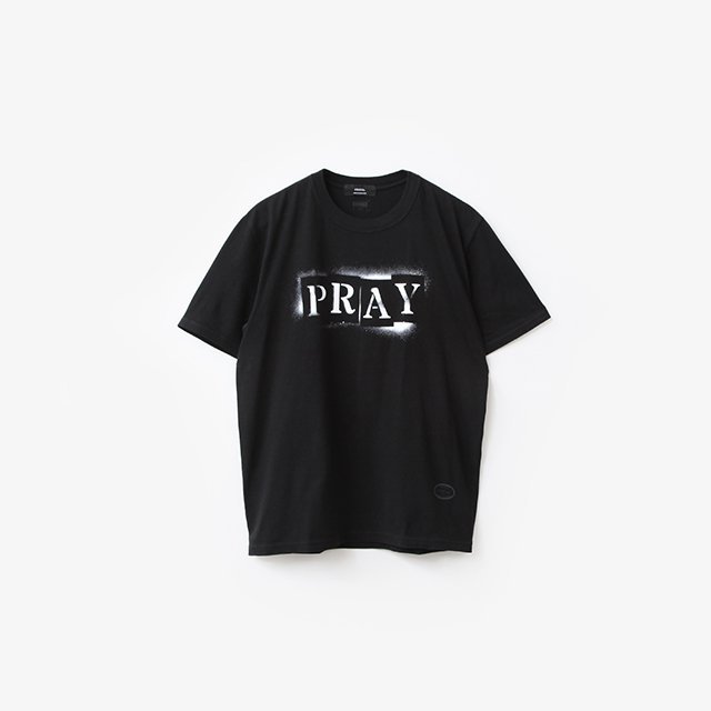 PRAY T-shirt #Black [E10T004]