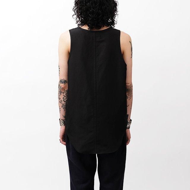 ensou. 別注 Tamk Top - Silk Linen - ensou. 【別注】 Tank Top - Silk Linen #Yellow｜Silver and