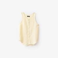  ensou.  Tank Top - Silk Linen #Yellow