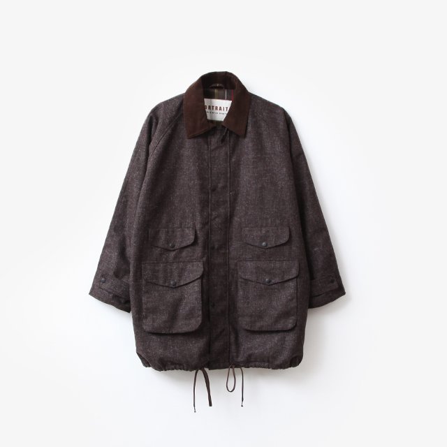 Classic Field Jacket-Long #Brown Tweed [002-R-EQ]