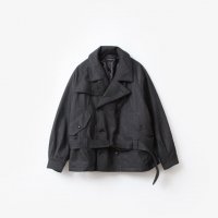 Engineered Garments Short Trench Jacket - PC Denim #Black [PS265]