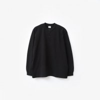 blurhms ROOTSTOCK Classic Henley L/S #Black [bROOTS24F33]