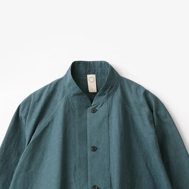 Bomber Shirts Jumper - Washed Dense Cloth #Cement [O18SRT2]