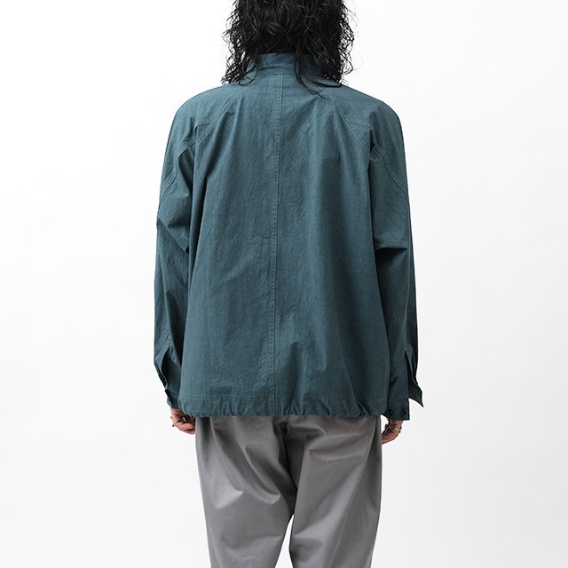 Bomber Shirts Jumper - Washed Dense Cloth #Cement [O18SRT2]