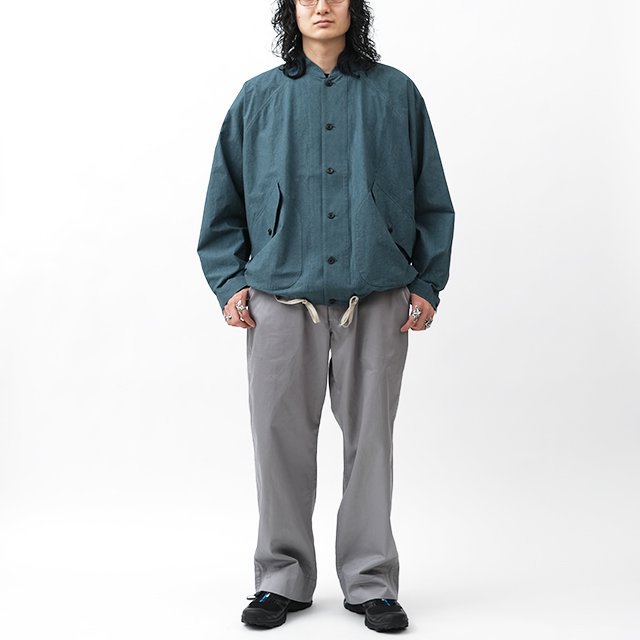 Bomber Shirts Jumper - Washed Dense Cloth #Cement [O18SRT2]