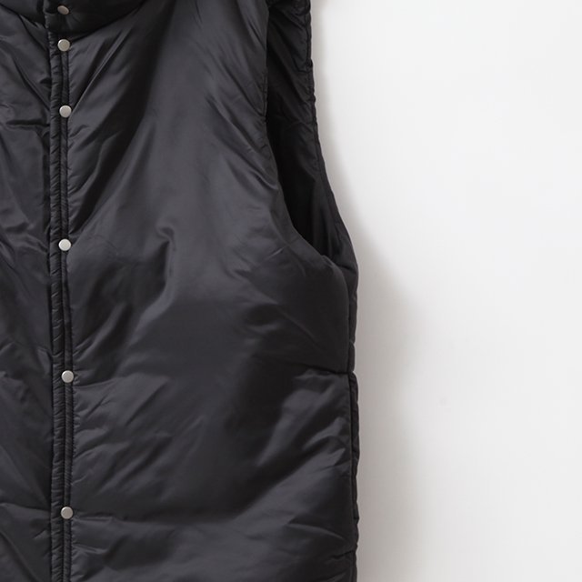 HIKER PUFF VEST POLY TAFFETA #BLACK [NN-V4502]