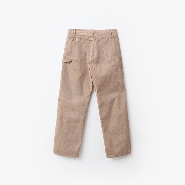 AURALEE WASHED ORGANIC CANVAS PANTS #LIGHT BROWN [A24AP04HG]｜Silver and  Gold Online Store