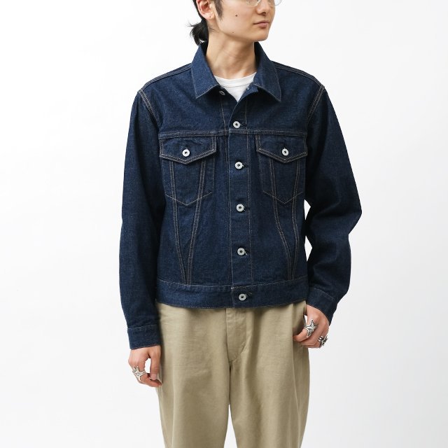 cantate Trucker Jacket #INDIGO [24AWCA0476]｜Silver and Gold Online Store