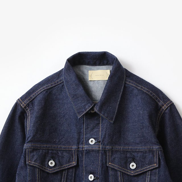 cantate Trucker Jacket #INDIGO [24AWCA0476]｜Silver and Gold Online Store