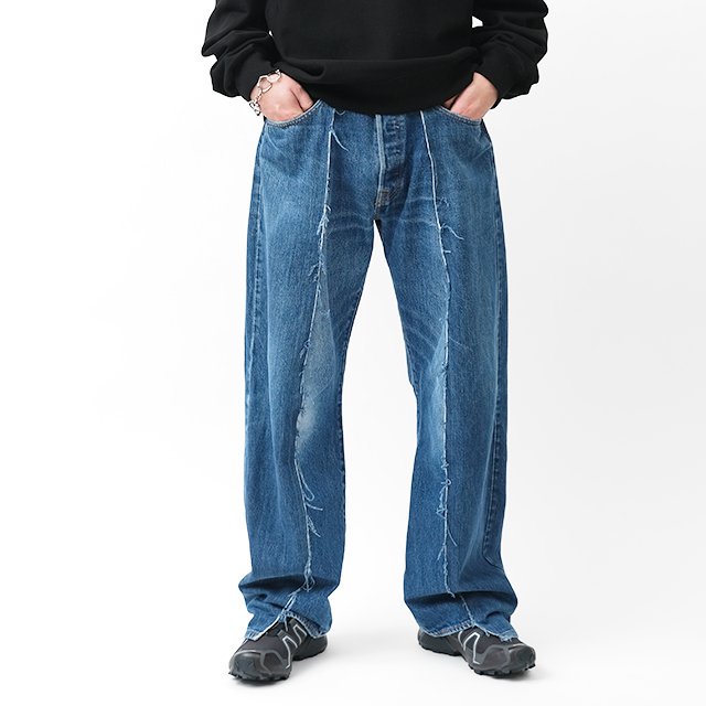 BAGGY JEANS #BLUE size:L type:E [OP-426]