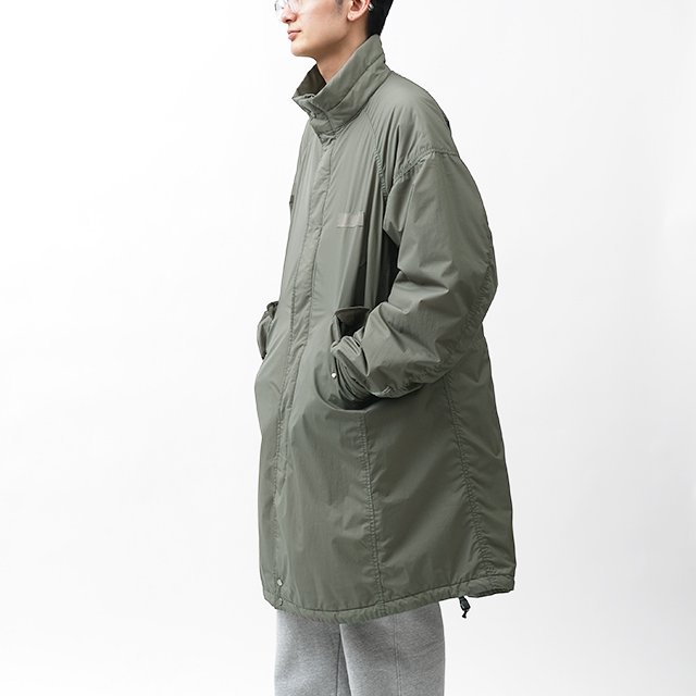 TROOPER PUFF COAT NYLON TAFFETA WITH GORE-TEX WINDSTOPPER® #KHAKI  [NN-JU4503]