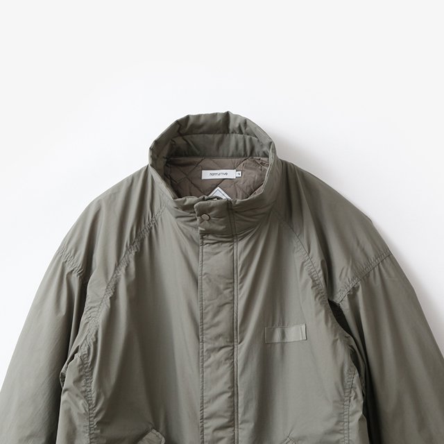 nonnative TROOPER PUFF COAT NYLON TAFFETA WITH GORE-TEX WINDSTOPPER® #KHAKI  [NN-JU4503]｜Silver and Gold Online Store