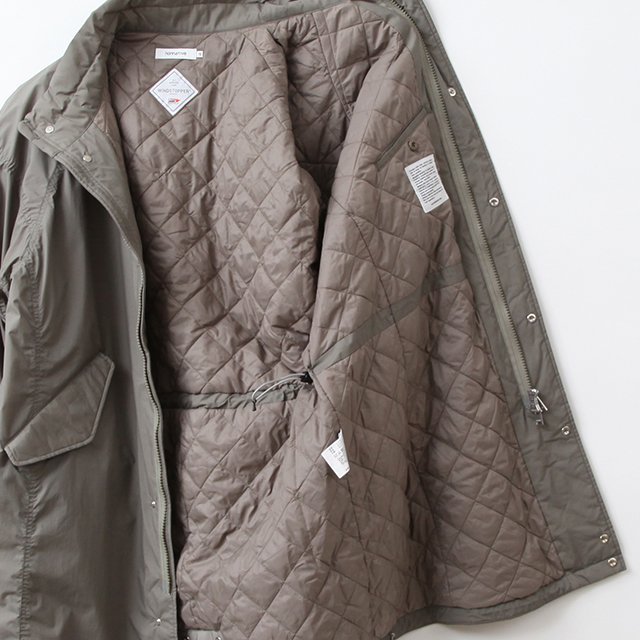 TROOPER PUFF COAT NYLON TAFFETA WITH GORE-TEX WINDSTOPPER® #KHAKI  [NN-JU4503]