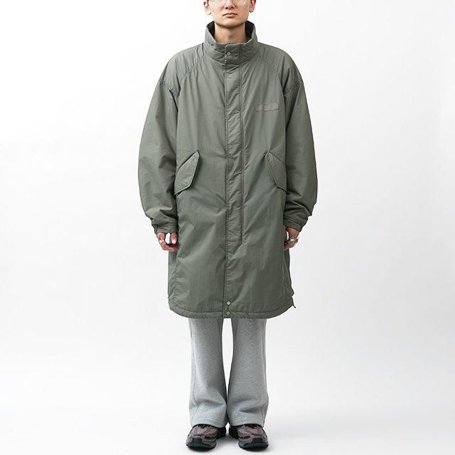 TROOPER PUFF COAT NYLON TAFFETA WITH GORE-TEX WINDSTOPPER® #KHAKI  [NN-JU4503]