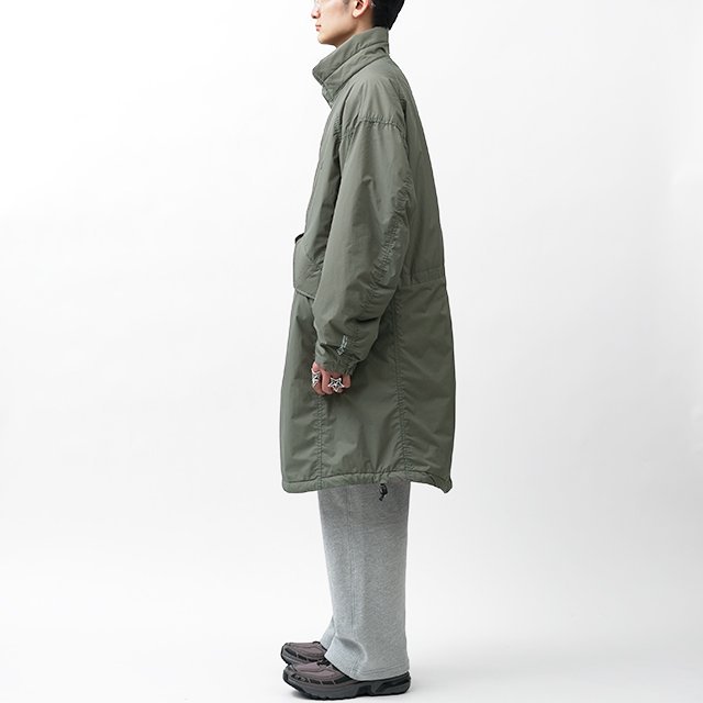 TROOPER PUFF COAT NYLON TAFFETA WITH GORE-TEX WINDSTOPPER® #KHAKI  [NN-JU4503]