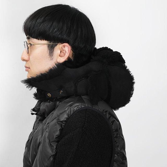 帽子 GOOD KARMA DEVELOPMENT MOUTON CAP GOODKARMA DEVELOPMENT MOORE - MOUTON BOMBER CAP #BLACK