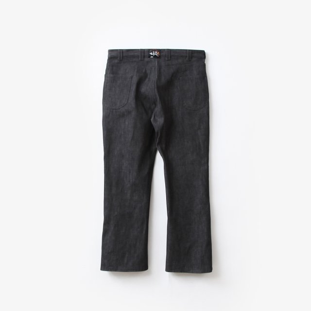 WAIST ADJUST PANTS #BLK DENIM [P-024]