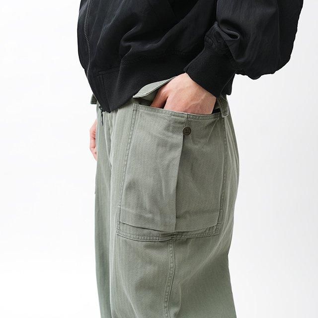 blurhms ROOTSTOCK Cotton-HBT 43 Pants #FadeSage