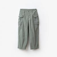 blurhms ROOTSTOCK Cotton-HBT 43 Pants #FadeSage [bROOTS25S2USD]