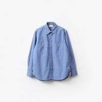 cantate Dress Chambray Shirt #L/INDIGO [CA0508]