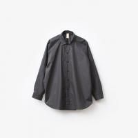 O project OVERSHIRT - COATED TYPEWRITER #DARK GREY [O19SRT3]