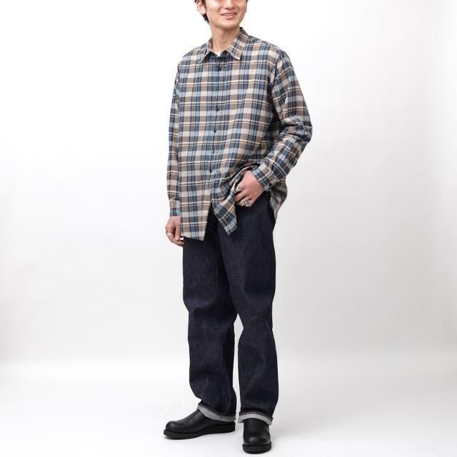 極美品ensou. French Linen Rough Cut Shirt ensou.】Rough Cut Shirt - HUUKU