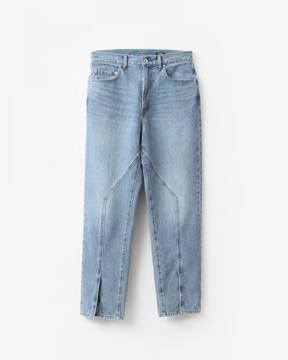 OLD PARK SLIT JEANS #BLUE [OPJ-07]｜Silver and Gold Online Store