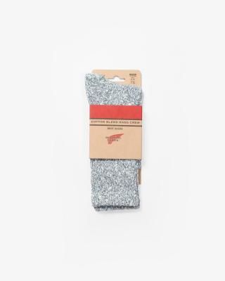 RED WING COTTON BLEND MARL RAGG CREW - 3COLOR YARN #CAROLINA BLUE/NAVY/WHITE [97656]
