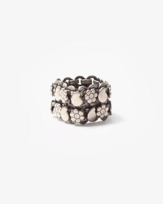 THARU SILVER RING - Double #NEW FLOWER