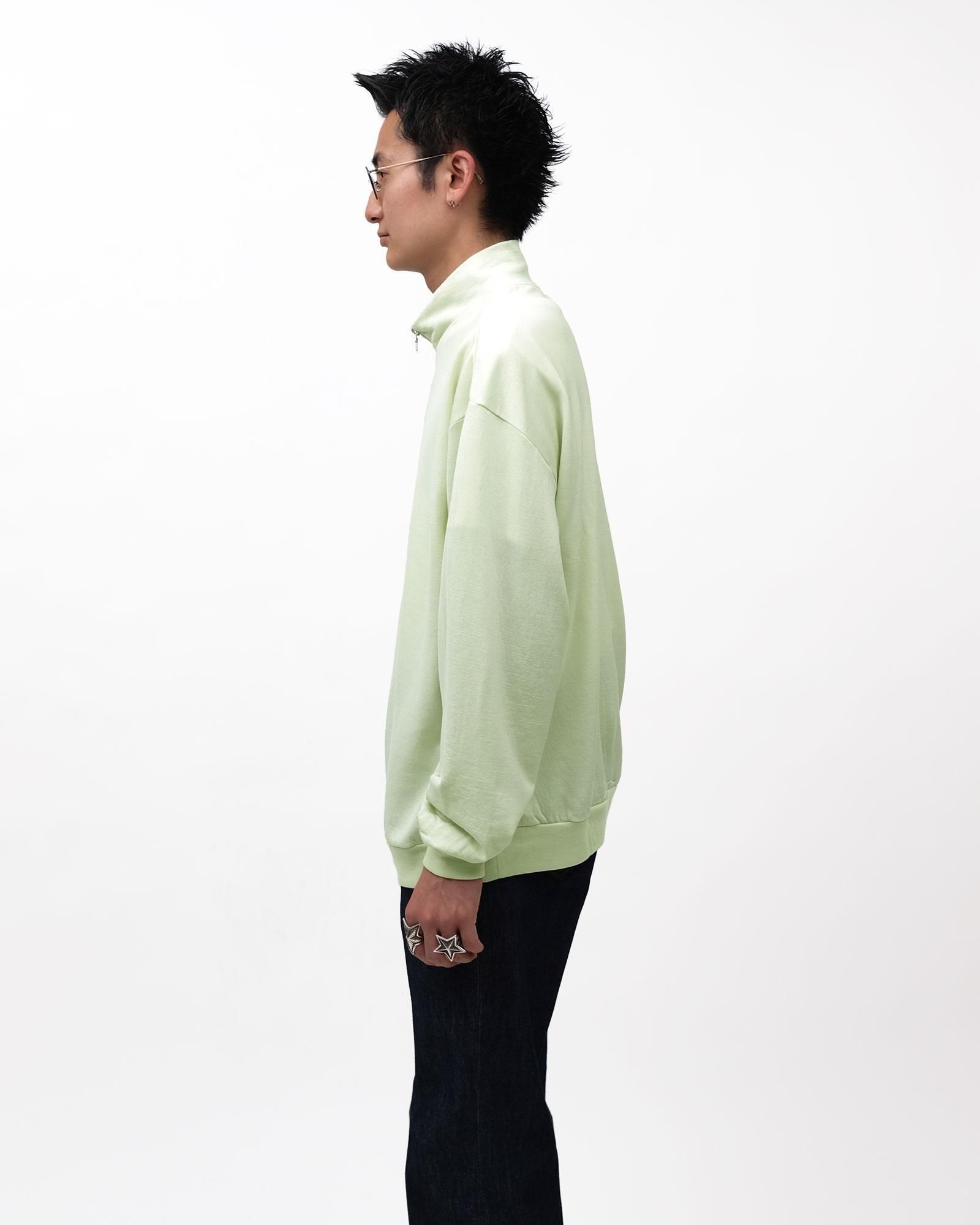 Kazuto AURALEE ベージュ AURALEE LIGHT WOOL SWEAT HALF ZIP P/O #PALE LIME [A25AP01WU