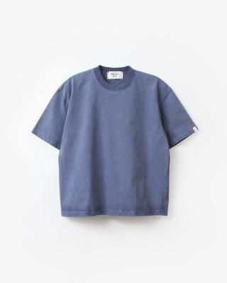Perfect ribs Basic Short Sleeve T Shirts #Fade Navy [PR534010F]