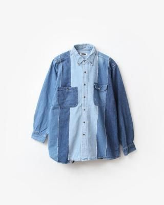 go-getter REMAKE TRIPLE DOCKING DENIM SHIRTS #ASSORT type:E