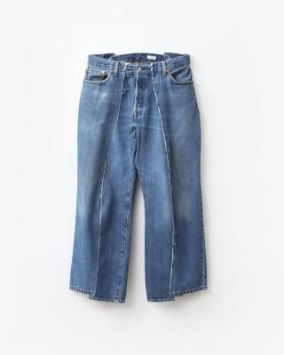 OLD PARK BAGGY JEANS #BLUE size:M type:C [OP-426]