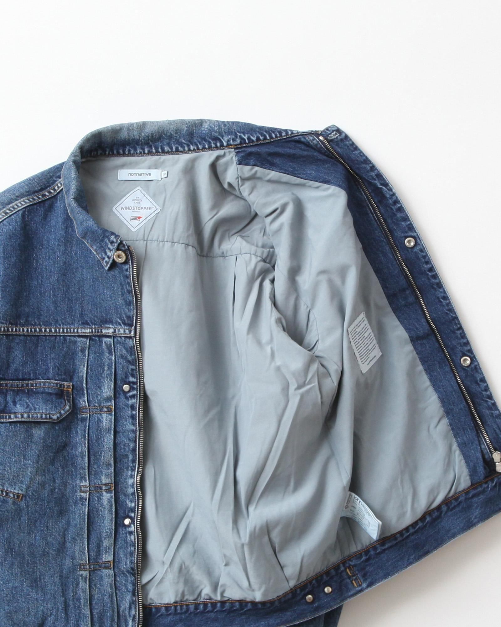 nonnative TRUCKER BLOUSON COTTON 11.5oz DENIM VW LIGHT WITH