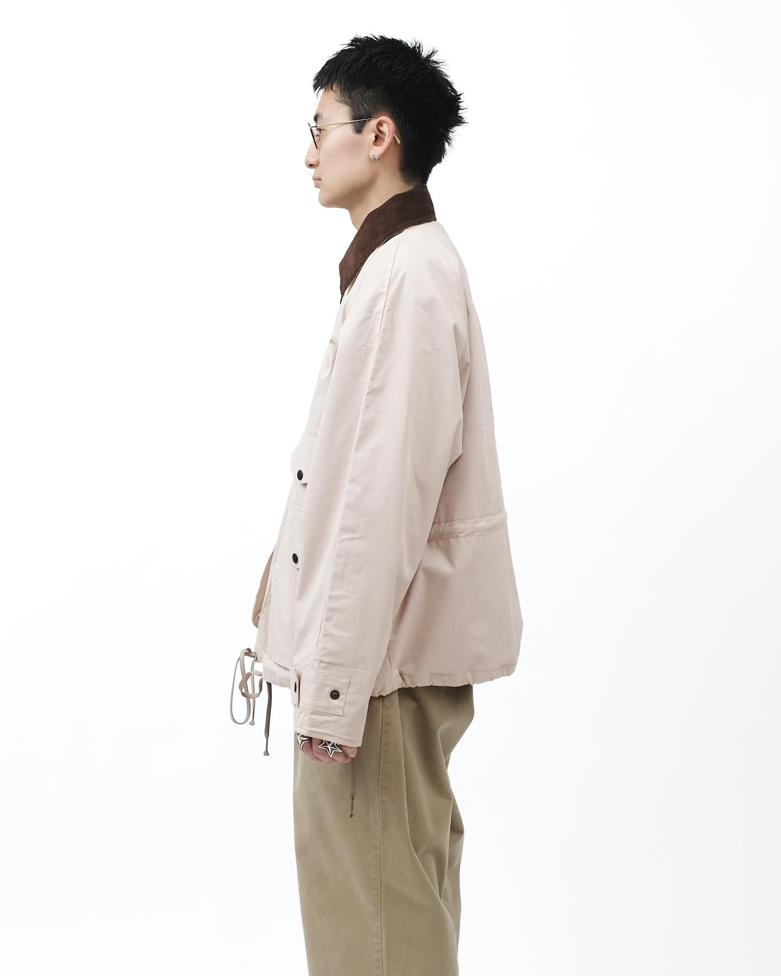 PORTRAITE Classic Field Jacket-Short #Ivoryi Twill [001-R-EQ